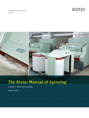 cover image of Rieter Manual of Spinning--Volume 2